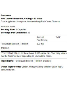 Red Clover Blossom 430 mg 2