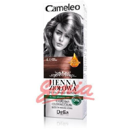 D CAMELEO Herbal Крем къна 75гр. 4.0 brown