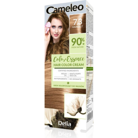 D CAMELEO Color Essence Hair Color Cream 75gr. 7.3 Hazelnut