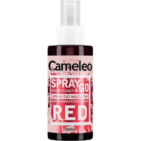 D CAMELEO Spray & Go Hair Spray Red 150ml