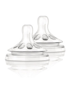 Биберон Avent Natural Y отвор 6м+ 40446, 2бр/оп