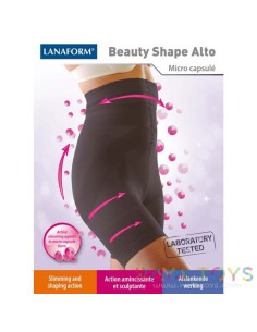 Оформящ клин с микрокапсули Lanaform Beauty Shape Alto черен размер 6
