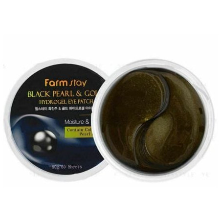 FarmStay Black Pearl Gold Hydrogel Eye Patch