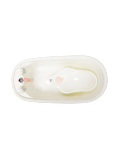 Бебешка вана с подложка Cangaroo Bubble, розова, 90 см. 2