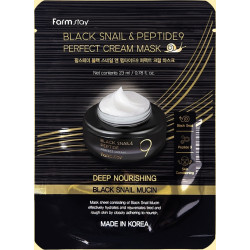 FarmStay Black Snail & Peptide9 Perfect Cream Mask