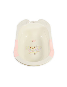 Бебешка вана с подложка Starfish, розова, 80 см.