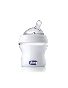 Бебешко пластмасово шише Chicco Natural Feeling, 0м+, 150 мл