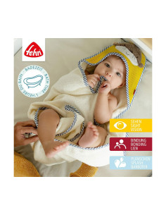 babyFEHN - Хавлия с качулка Otter Theo, 80х80см 2