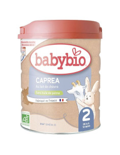 Адаптирано козе мляко Babybio Caprea 2 6-12 м. 800гр