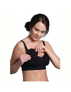 Памучни подплънки Carriwell за многократна употреба черни