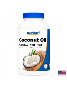 Отслабване и метаболизъм Кокосово масло 1000 mg 120 софтгел капсули