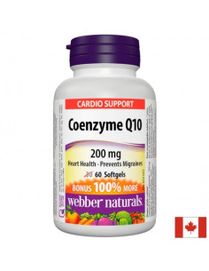 Coenzyme Q10 Коензим Q10 200 mg, 60 софтгел капсули