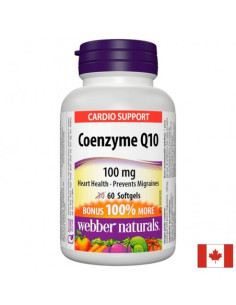 Коензим Q10 – сърдечно здраве и антиоксидантна защита 100 mg, 60 капсули