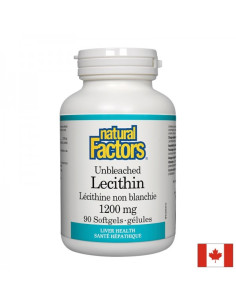 Лецитин неизбелен Lecithin 1200 mg 90 софтгел капсули