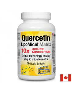 Липозомен кверцетин – алергии, имунитет, сърдечно здраве 250 mg, 30 софтгел капсули