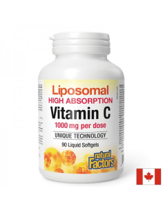 Liposomal Vitamin C High Absoprtion Липозомен витамин С 500 mg 90 софтгел капсули
