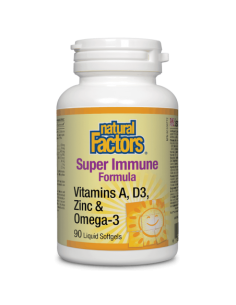 Super Immune Formula Витамини А и D3, цинк и омега-3 90 софтгел капсули