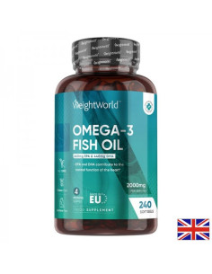 Омега-3 EPA – 660 mg / DHA – 440 mg Рибено масло за сърцето, мозъка и зрението 240 софтгел капсули за 4 месеца прием