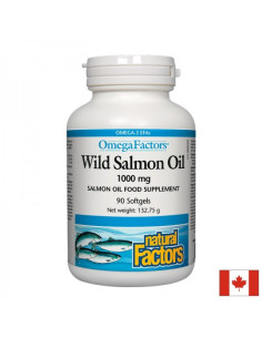 Wild Salmon Oil / Дива сьомга (масло) 1000 mg х 90 софтгел капсули