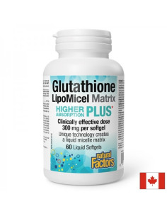 Глутатион с висока абсорбция Мощен антиоксидант 300 mg, 60 софтгел капсули