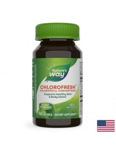 Хлорофреш Хлорофил концентрат – Детоксикация и свежест Chlorofresh Chlorophyll Concentrat 90 софтгел капсули