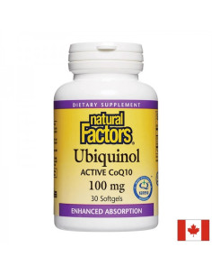 Ubiquinol Active Coenzyme Q10 Убиквинол – активен коензим Q10 (Антиоксидант и кардиопротектор) 100 mg, 30 софтгел капсули