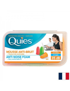 Тапи за уши за възрастни от мека полиуретанова пяна 35 dB За еднократна употреба 3 чифта