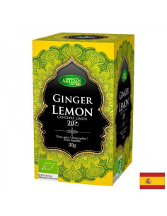 Чай с джинджифил и лимон БИО 20 филтърни пакетчета