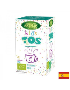 Чай за деца при болно гърло и дихателни проблеми Био Kids Tos Tisana 20 филтърни пакетчета