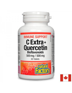 Immune Support C Extra + Quercetin Bioflavonoids / Имунна подкрепа с витамин С и кверцетин, 60 таблетки