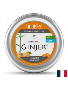 Здраве за устната кухина и стомашно-чревния тракт Екстракти от джинджифил и портокал Пастили, 40 g