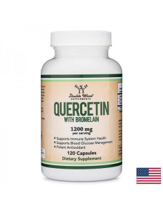 Кверцетин - бромелаин - респираторни инфекции и алергии 120 капсули за 2 месеца прием