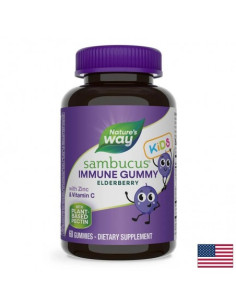 Самбукус за деца с черен бъз, витамин С - цинк Sambucus Gummies for Kids 60 желирани таблетки