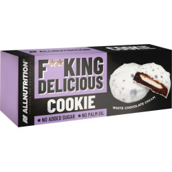 Allnutrition F**King Delicious Cookie - White Chocolate Cream - Диетичен Десерт | 128g