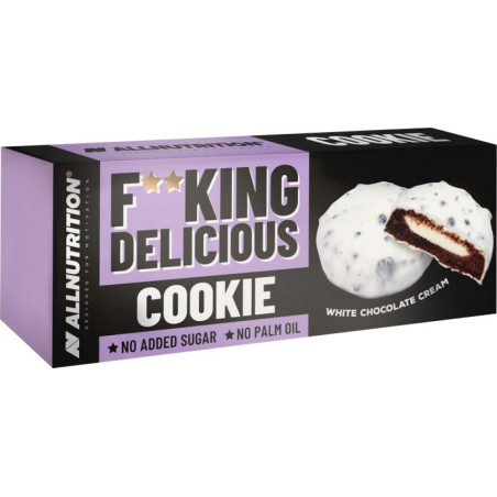Allnutrition F**King Delicious Cookie - White Chocolate Cream - Диетичен Десерт | 128g