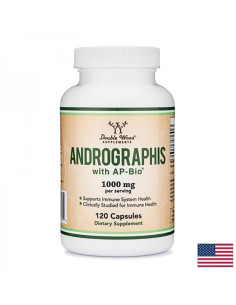 Андрографис – имунитет, белодробно здраве, тонус 300 mg, 120 капсули за 2 месеца прием