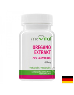 Дихателни пътища McVital Риган екстракт 70- Карвакрол 90 капсули