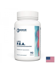 PEA – при остра и хронична болка Липозомен, високоусвоим палмитоилетаноламид 250 mg, 90 капсули за 3 месеца прием