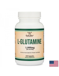 Л-глутамин – за чревната бариера и здравето на мускулите 500 mg, 120 капсули за 2 месеца прием