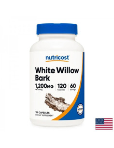 При възпаление и болка Бяла върба (кора) 600 mg х 120 капсули