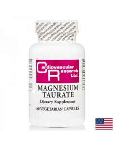 Магнезий (Таурат) Нервна система, сърдечносъдова функция, мускулно здраве 60 капсули