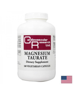 Магнезий (Таурат) Нервна система, сърдечносъдова функция, мускулно здраве 180 капсули