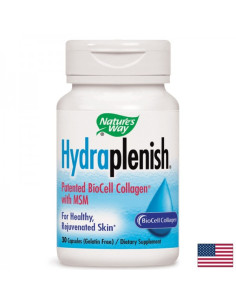 Колаген с хиалуронова киселина и МСМ Hydraplenish/Хидраплениш - Красива кожа и здрави стави, 750 mg, 30 капсули