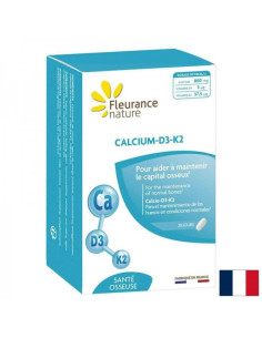 Подпомага костите и зъбите Калций + Витамин D3, K2 60 таблетки