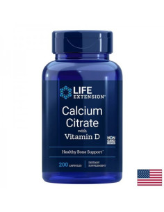 Calcium Citrate with Vitamin D3 Калций (цитрат) + Витамин D3 200 капсули