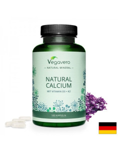 Натурален морски калций с витамин Д + К2 Здрави кости и зъби 180 капсули
