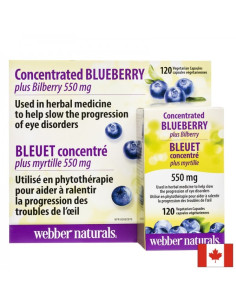 Кръвоносна система и зрение Синя боровинка BlueRich + Черна боровинка BillberryRich 120 капсули