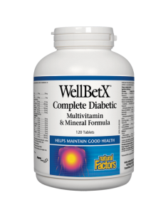 Мултивитамини за диабетици - WellBetX Витамини, минерали, билки и антиоксиданти 120 таблетки за 4 месеца прием 2