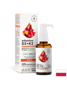 Кости и стави Витамин D3 1000 IU + K2 18.75 µg Форте 50 ml орален спрей