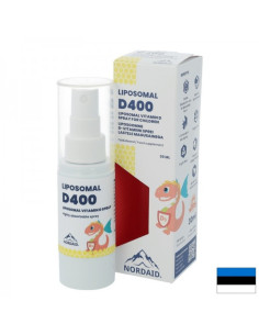 Липозомен витамин D3 400 IU с висока абсорбция За силен имунитет и здрави кости и зъби при децата Спрей за уста с вкус на пор